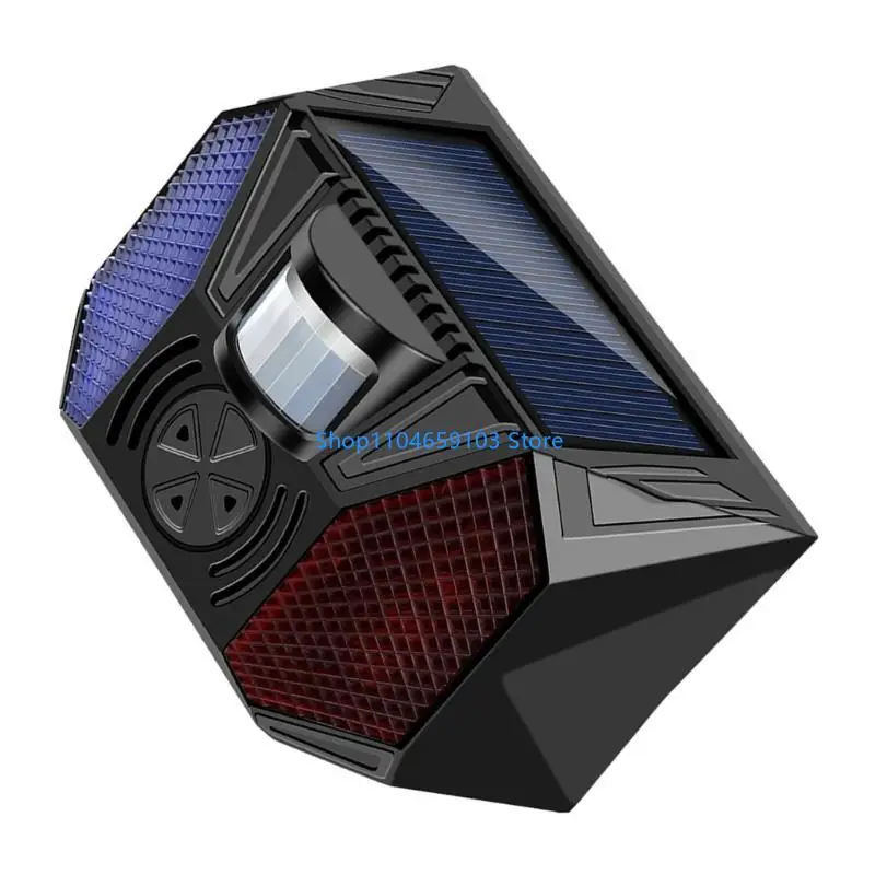 

Solar Powered Security Alarm Systems With 129dB And LED Lights For Outdoor