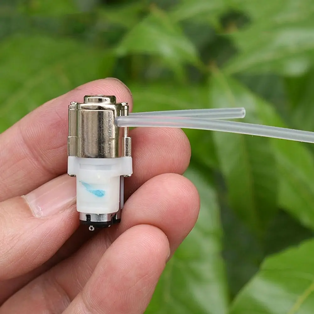 1Pcs DC3V 3.7V Micro Peristaltic Pump 10mm Planetary Gear Small Flow Metering Pump M20 Motor Self Priming Squeezing Pump