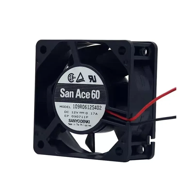 For Sanyo 6025 12V 0.17A 109R0612S402 Laser Engraving Power Supply Fan 6cm