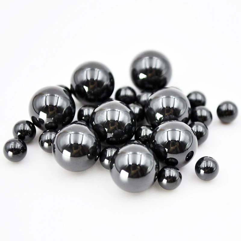 Bolas de cerámica de nitruro de silicio de 10/50 piezas, 1.588mm, 2.778mm, 3.969mm, 4.763mm, 5.953mm, Si3N4 G5, bolas de rodamiento de cerámica de precisión