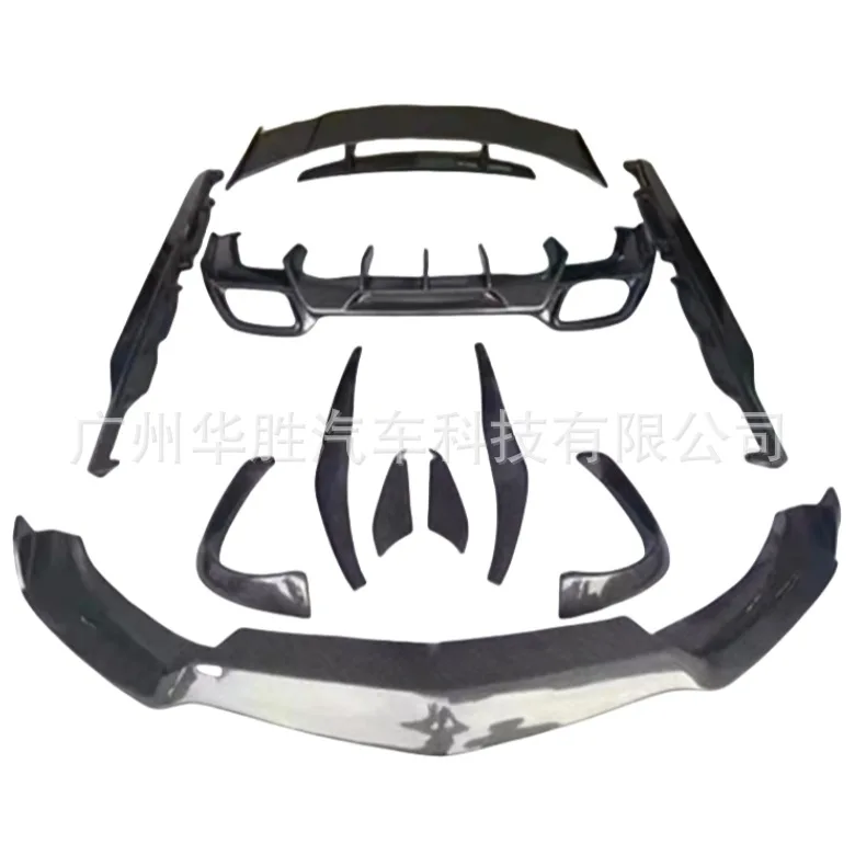 

Suitable for Mercedes-Benz AMGGT Double Door GTR GTC GTS Real Carbon Fiber Hot Selling Small Surrounding Front Lip Rear Lip Side