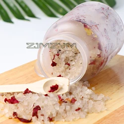 Lavender Dried Flower Bath Salts Natural Mineral Salt Foot Bath Salt for Whitening Exfoliating Cleaning