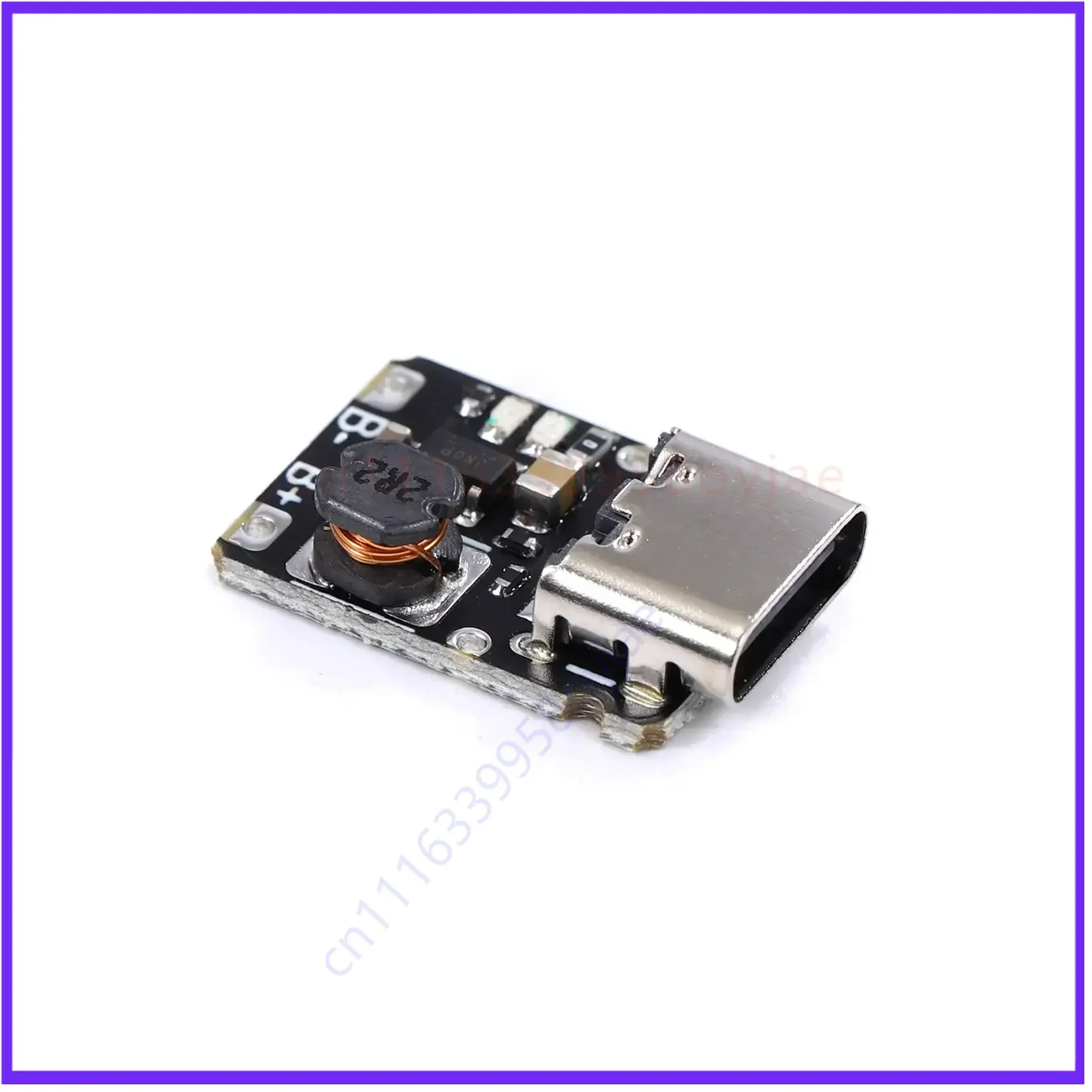 20Pcs for ETA6093 Small volume 18650 ternary lithium battery charging boost power module 4.2V to 5V Type-C