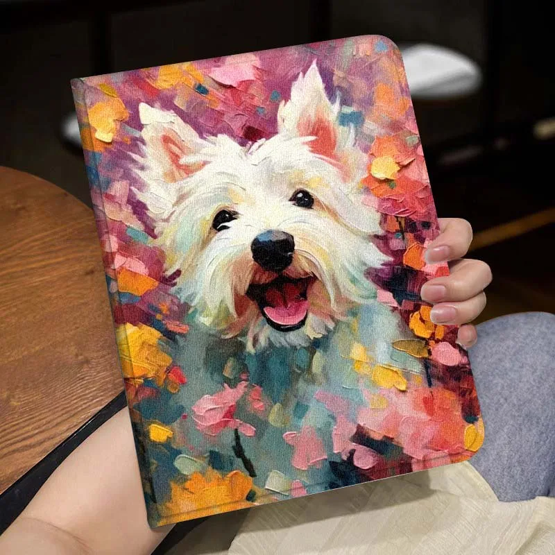 

Painting Cartoon Kitten Puppy For iPad Pro Air Mini 1 2 3 4 5 6 7 7th 8th 9th 10th 11th 10.2 9.7 10.5 10.9 11 12.9 Tablet Case