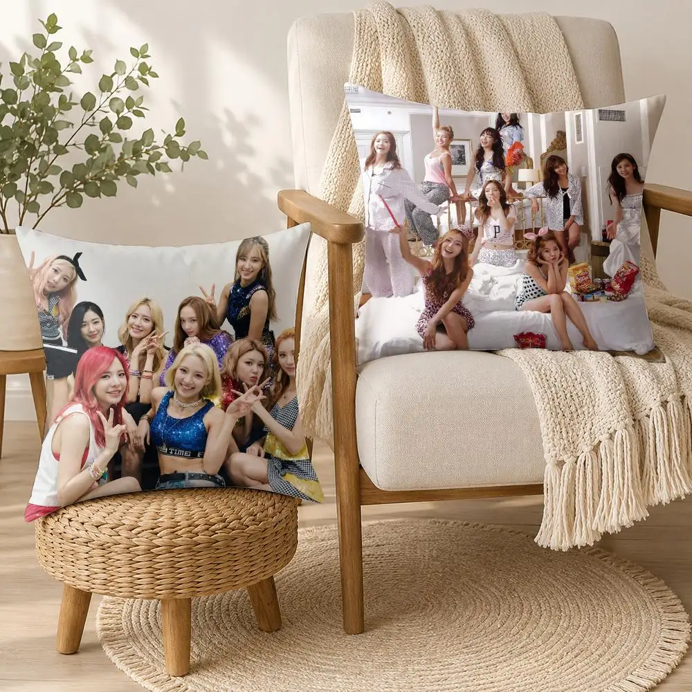Girls G-Generation Cushion Cover Square Decorative Throw Pillow 40x40cm For Sofa Bedroom Living Room Home Decor