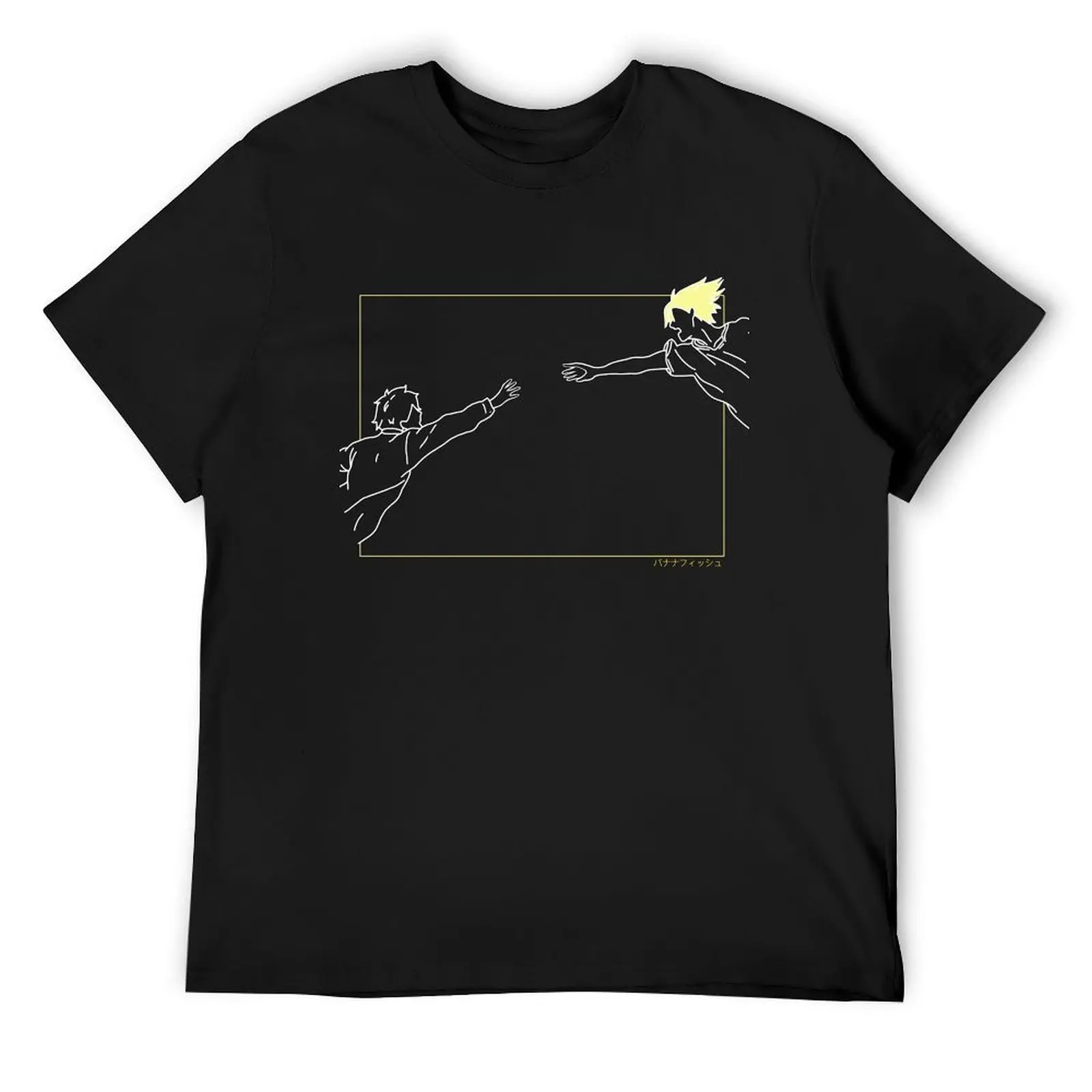 Banana Fish Ash reaching for Eiji T-Shirt tees cotton graphic tees designer t shirt men