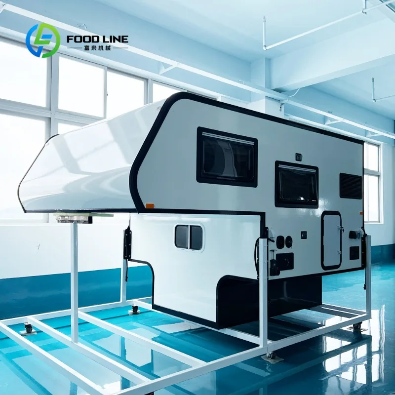 Durable Pickup Camper Slide-in RV Camper Shell 4x4 Expedition Camper for Extreme Outdoor Camping Travel Trailer Customized
