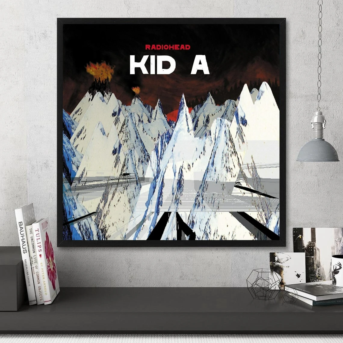 Radiohead Kid A Music Album Cover Poster Canvas Art Print Home Decor Wall Painting ( No Frame )