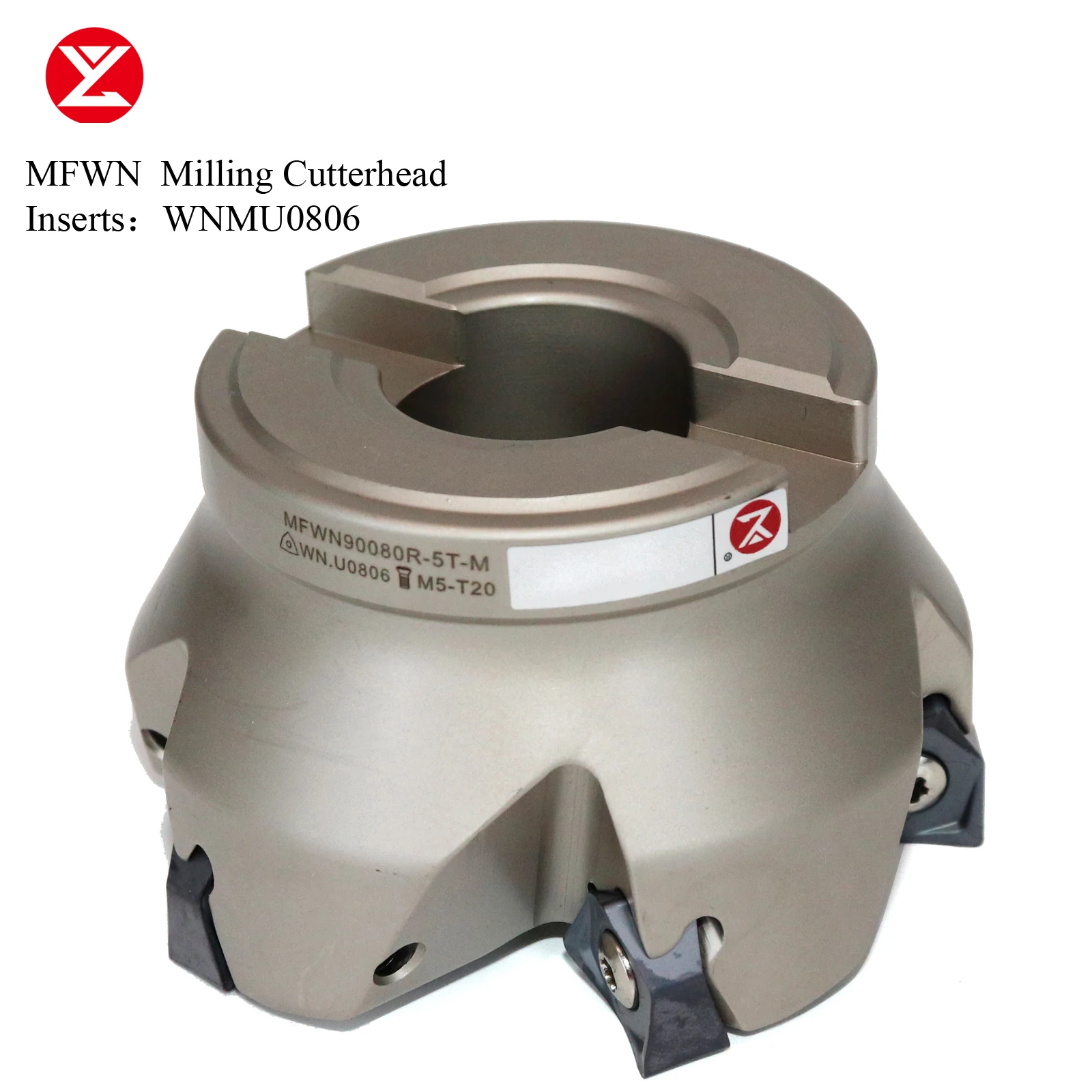 MFWN06 MFWN90 ombro fresa cabeça é adequado para fresa alça de fresa de WNMU060408 WNMU080608 Inset 42CrMo Material
