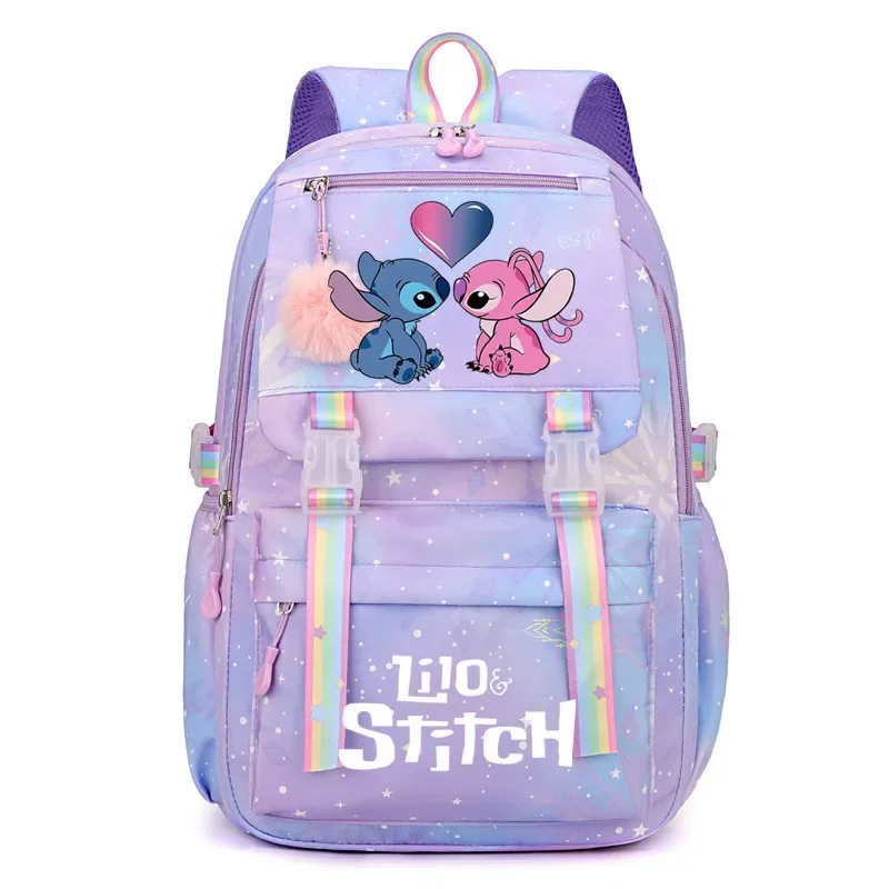 Disney Lilo stitch waterproof women backpack female travel bag backpacks schoolbag for teenage girls bookbag mochila