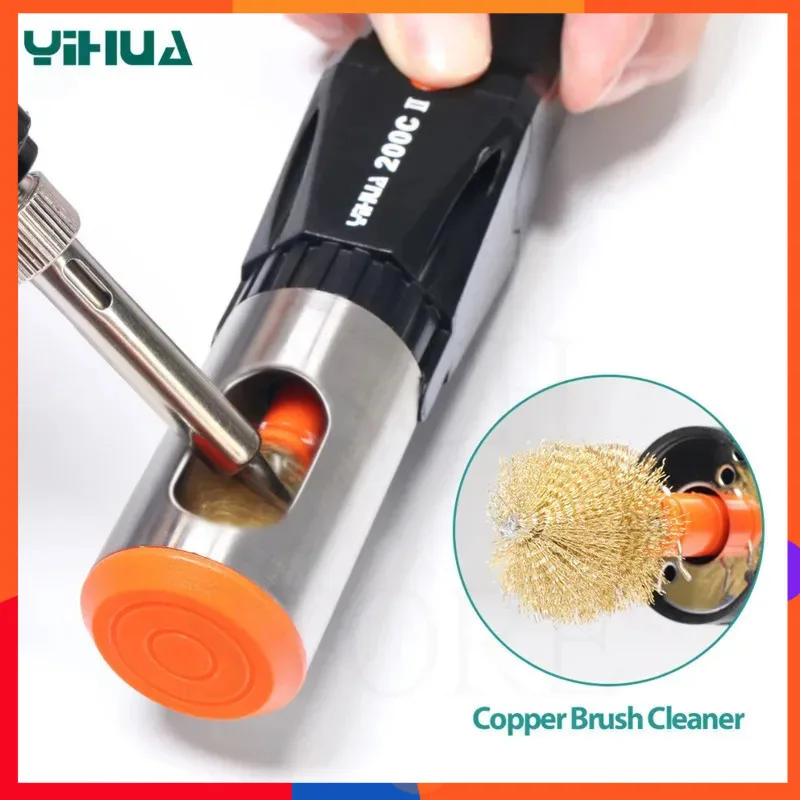 

Инструменты для паяльного жала YIHUA 200C II Паяльная станция Жало для очистки паяльника Инструменты для очистки стальных шариков (без аккумулятора)