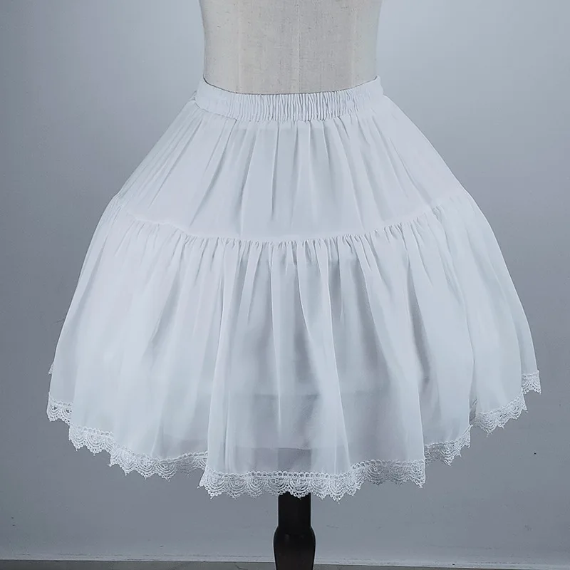 Lolita Daily Cool Fishbone Crinoline Lolita Adjustable Violence Slip Dress Soft Girl Skirt Cosplay