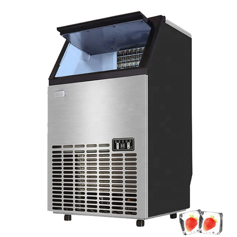 

Ice Maker Machine 60kg Automatic Ice Cube Block Making Machine Commercial Home Ice Machine For Business Prices Small Beverages