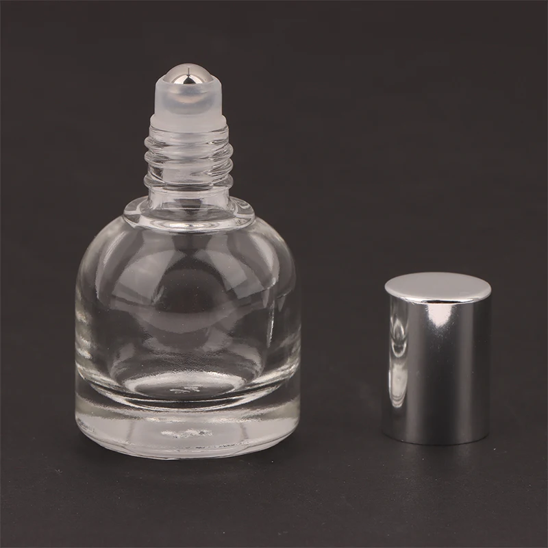 10 ml tragbare dicke Glasroller ätherisches Öl Parfümflaschen Reise nachfüllbare Rollerball-Fläschchen Reise Roll-on-Flaschen Fläschchen