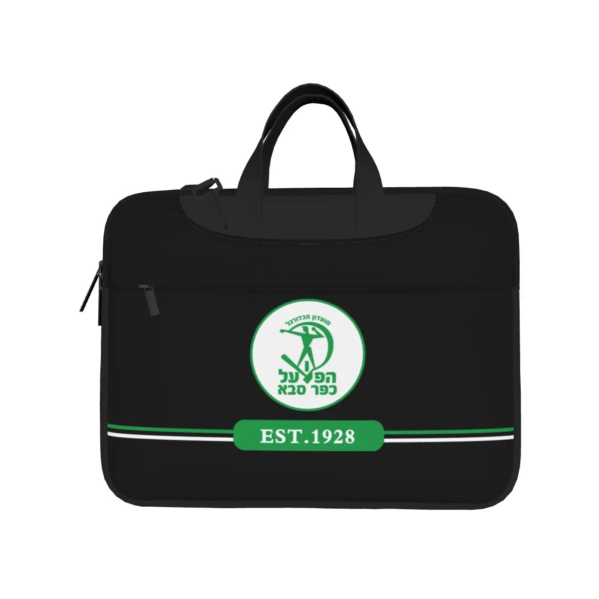 Israel Hapoel Kfar Saba Fc Laptop Shoulder Messenger Bag Sleeve Classic Slim Messenger Bag Business Casual or School