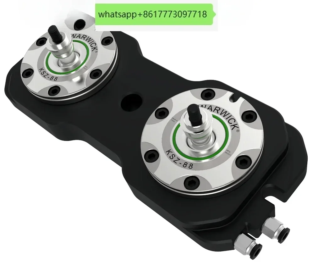 

KSZ88-T2 Пневматическая модульная быстросменная паллетная система, двухсторонняя зажимная станция для легкой резки и общего фрезерования