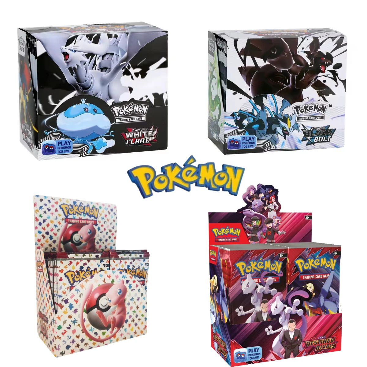 핫 360개 포켓몬 데스티네이티드 라이벌즈 프리즘 에볼루션 카드 블랙 볼트 151 울트라 프리즘 영어 부스터 배틀 트랜잭션 카드