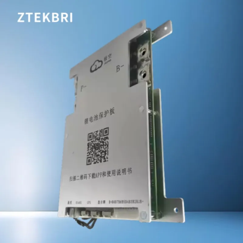 ZTEKBRI إعادة شحن بطارية Lifepo4 الذكية BMS مع شاشة LCD، مخزون الاتحاد الأوروبي لأسنان بيو لـ 8S 300Ah التوازن التلقائي 0.4A 0.6A