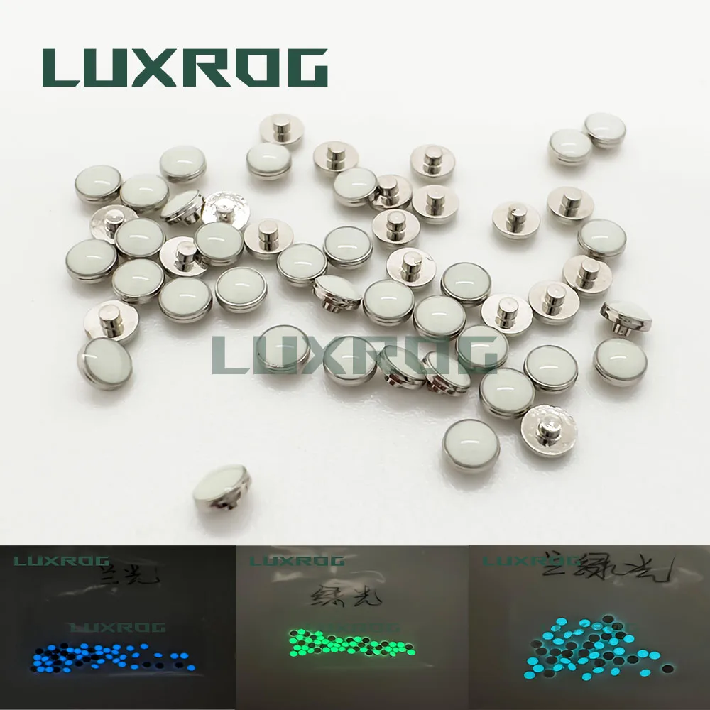 Green Blue Watch Bezel Beads Luminous Submariner Bezel insert Watch Parts 12 Clock Position Pearl Watch Bezel Beads For RLX Seko