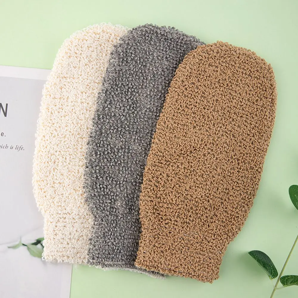 Cleaning Towel Sponge Scrubber Bathing Accessories Body Scrub Gloves Fingers Bath Towel Exfoliating Glove Shower Body Brush