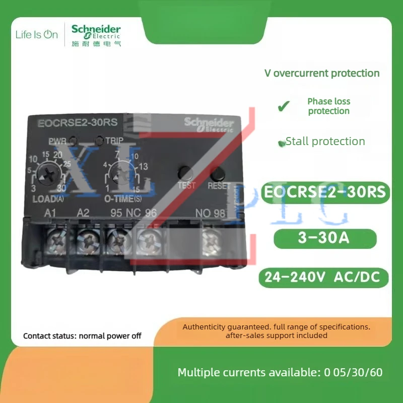 

New Original EOCRSE2-30RS Electronic Overcurrent Relay 24-240V Motor Protector