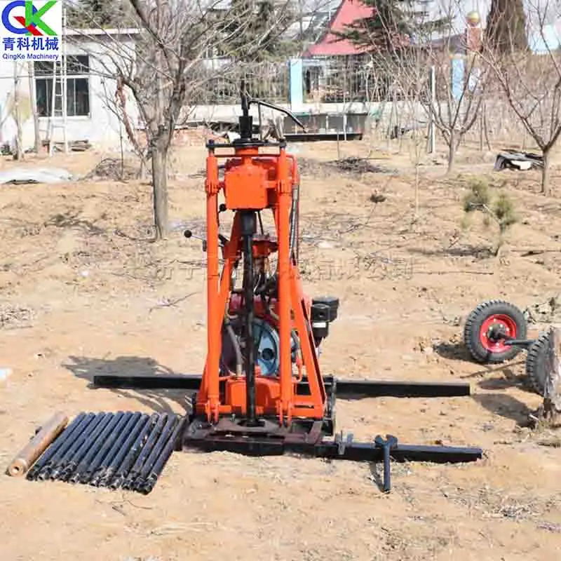 Mountain water well dies el drilling rig Efficient survey and exploration 50 meter rock drilling equipment