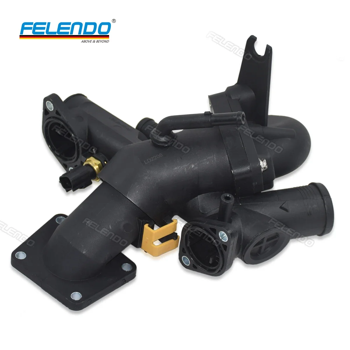 

FELENDO Coolant Parts For Jaguar XJ 2003-2009 S-TYPE 1999-2008 XF 2009 - 2015 XK AJ811793 Car Water Pipe Thermostat AJ810214