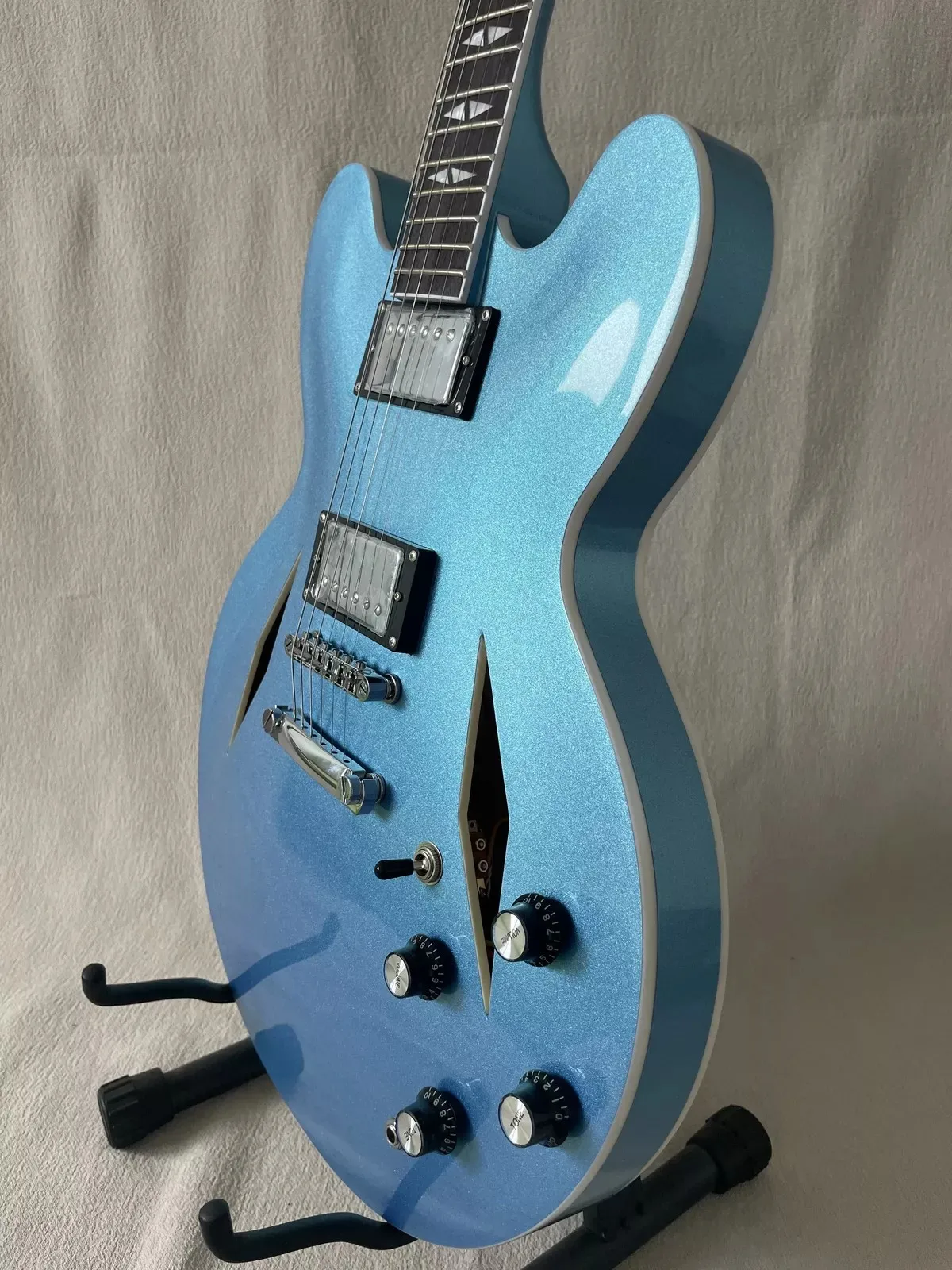 Hot Higher Quality Semi-Hollow Guitar, Dave Grohl Fulham Blue