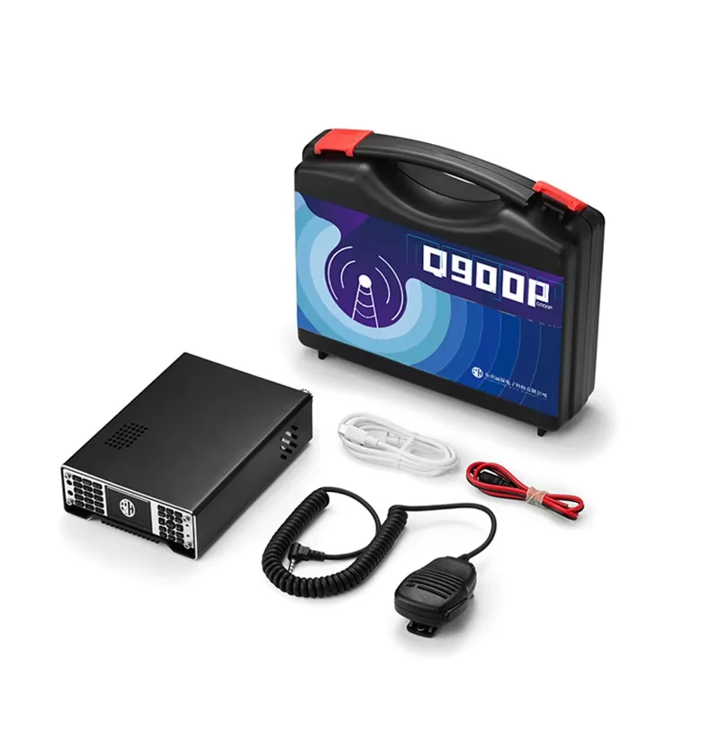 Guohe Q900 V4.0 Estação de rádio portátil SDR de ondas curtas dentro do ajuste do céu 20W