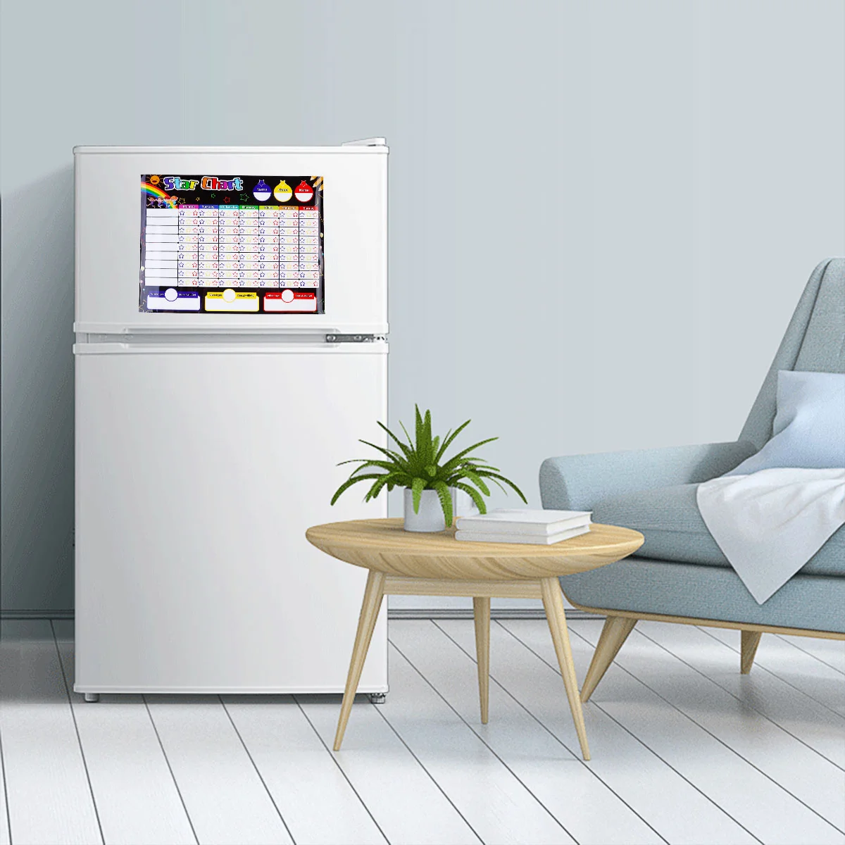 Schedules Magnetic Refrigerator Chalkboard Kids Planner Daily Routine Chart TO-Do-List Reward System Responsible Child