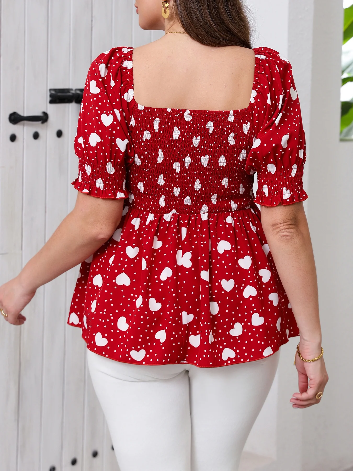 Women's Plus-Size Elegant Hear - đánh giá và giá Summer Upf Clothing