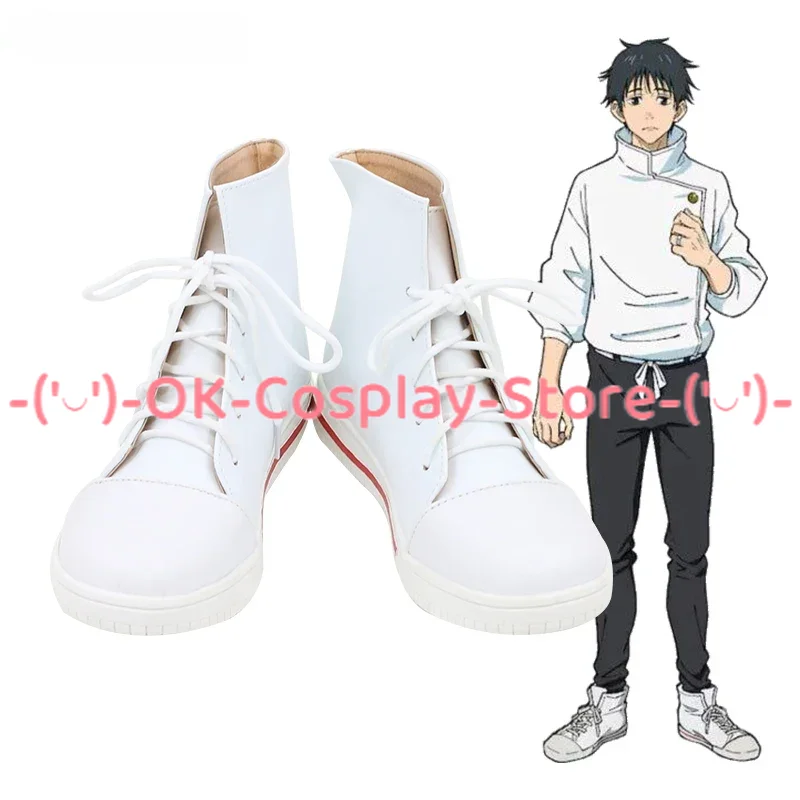 

Okkotsu Yuta Cosplay Shoes Anime Cosplay Prop PU Leather Shoes Halloween Carnival BootsCustom Made