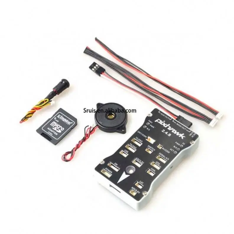 

Pixhawk PX4 Autopilot PIX 2.4.8 Flight Controller 32 Bit PX4FMU PX4IO Combo With Safety Switch and Buzzer For RC Toys