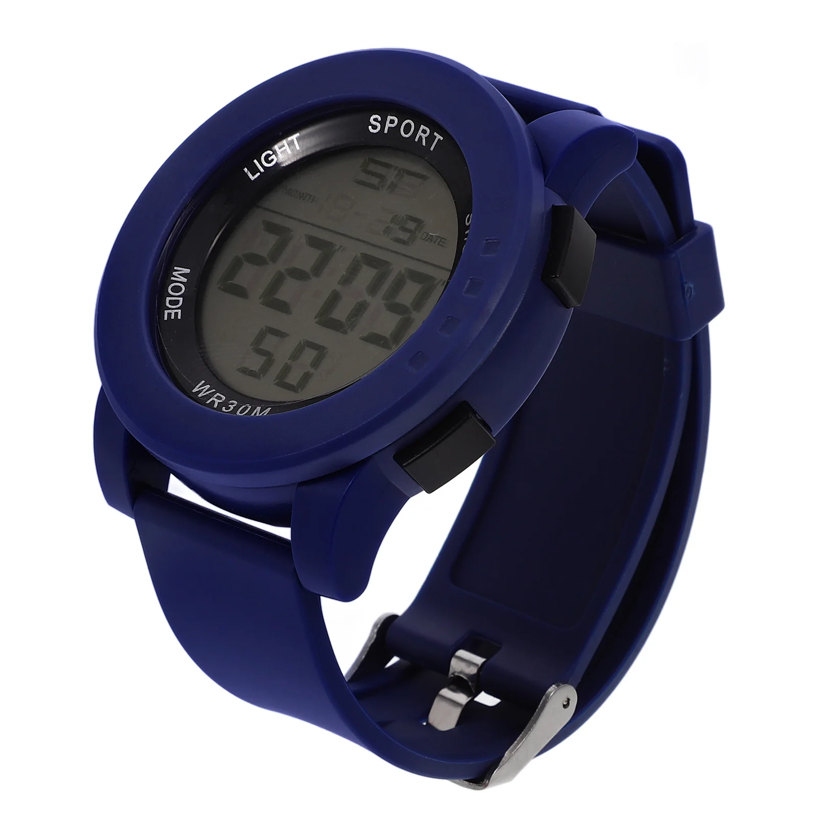 

Waterproof Digital Watch Luminous Electronic Multifunctional Timepiece With Clear Dial Alarm Date Display For Students Outdoor