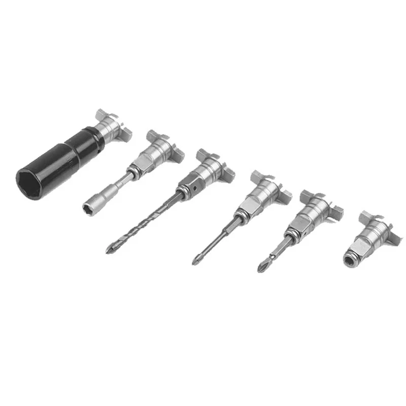 4ชิ้น18โวลต์ไฟฟ้าประแจกระแทกแบบไม่มีแปรงด้ามอุปกรณ์เสริมประแจไร้สายแบบสองวัตถุประสงค์เครื่องมือ Bor listrik ชิ้นส่วน