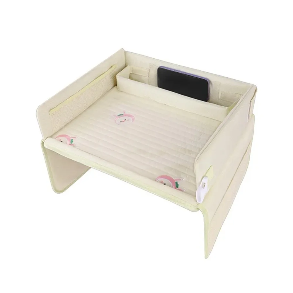 Multifunctional Car Child Safety Seat Tray Capacity Mesh Pocket Waterproof Antifouling Foldable Baby Seat Storage Organizer