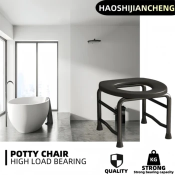 O-Shaped Toilet, Can Be Loaded with 300 Pounds, Easy to Clea...