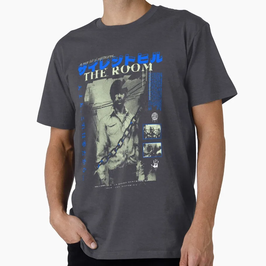 

Silent Hill - The Room 1222 Horror Videogame Gift t shirt for man Scary Graphic Clothes All size Tops S-6XL