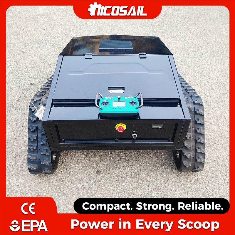 

HB800 Tracked RC Grass Cutter All-Terrain Application for Southeast Asia Farm & Weed