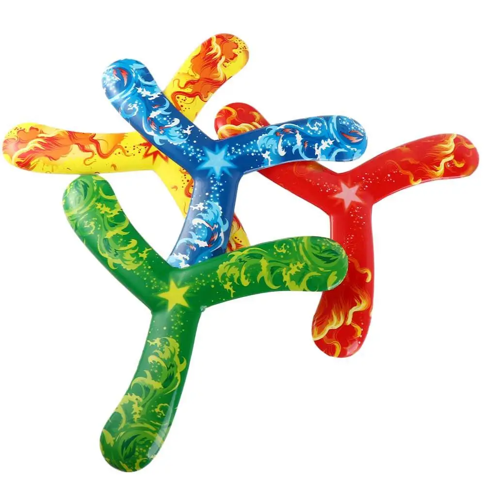 Gifts Birthday Gift Interactive toy Flying Boomerang Toy Sports Thrower Toys Three-leaf Boomerang Returning Boomerang