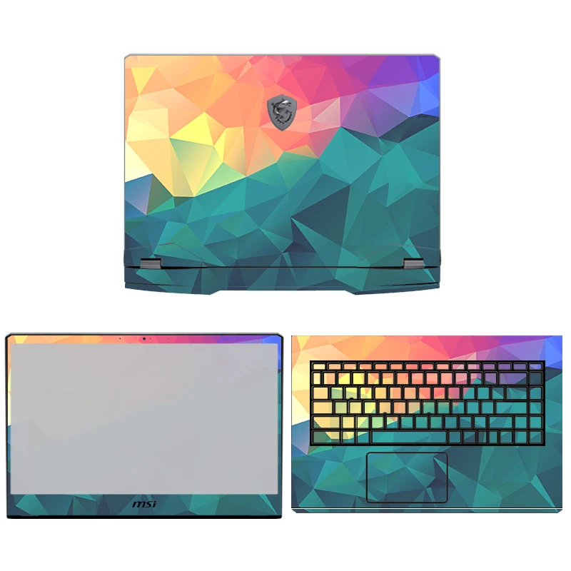 Imagem -03 - Anti-poeira Notebook Laptop Adesivos Filme para Msi Ge66 Gf66 Gs66 Gl66 Ge76 Gp76 Gl76 Ge78 Ge68 Gs77 Gt77 Gf75