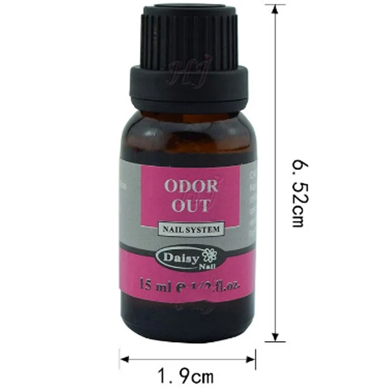 15ML Nail Art Fragrance Odorizer Acrylic Liquid ODOR OUT Odor Removal with Dropper Tube Design Use with Nail Art Acrylic Liquid