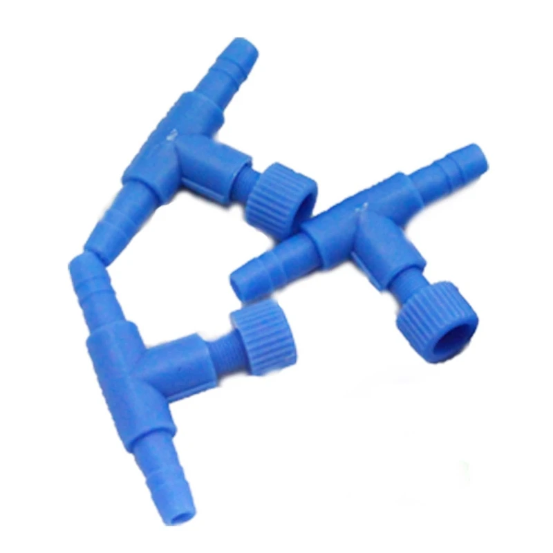 10 Pieces Plastic Control Valves Hose Connector Fish for Tank Air Accessori