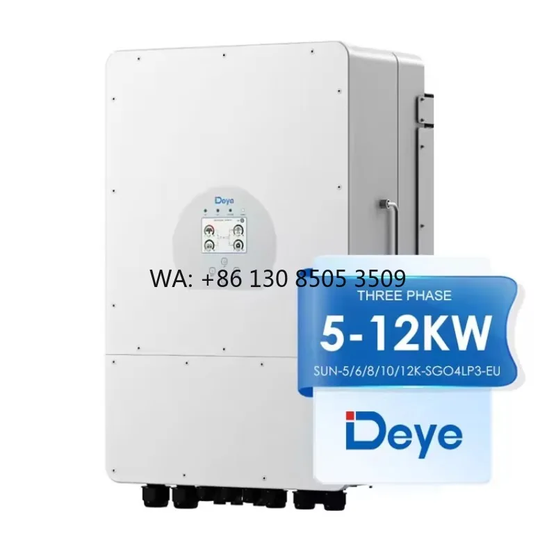 

Deye SUN-12K-SG04LP3-EU 12kw Solar Invert Residential Use Three Phase 12KW Hybrid Inverter