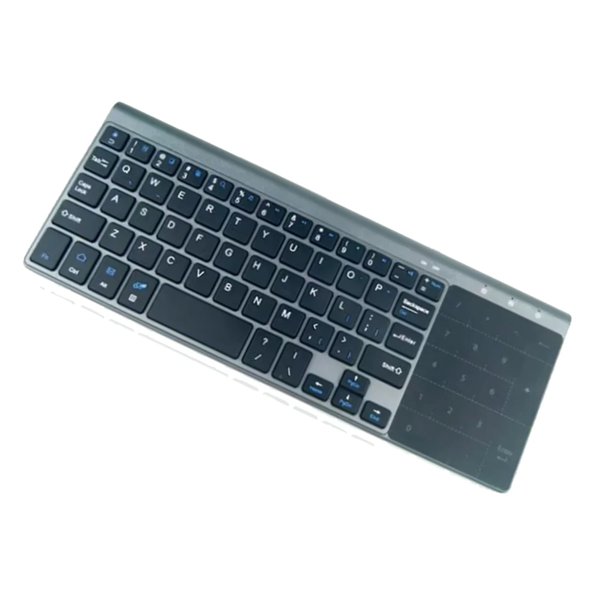AB01 Keyboard Mini Nirkabel Bluetooth dengan Touchpad Numerik untuk Notebook PC Smart TV Portabel 59 Tombol Keyboard Mini Nirkabel