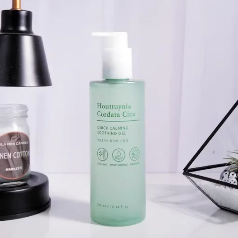 เกาหลี Tonymoly Houttuynia Cordata Cica Quick Calming Soothing GEL 300ml Calming Synermy Care Moisturizing Refreshing Skin Care