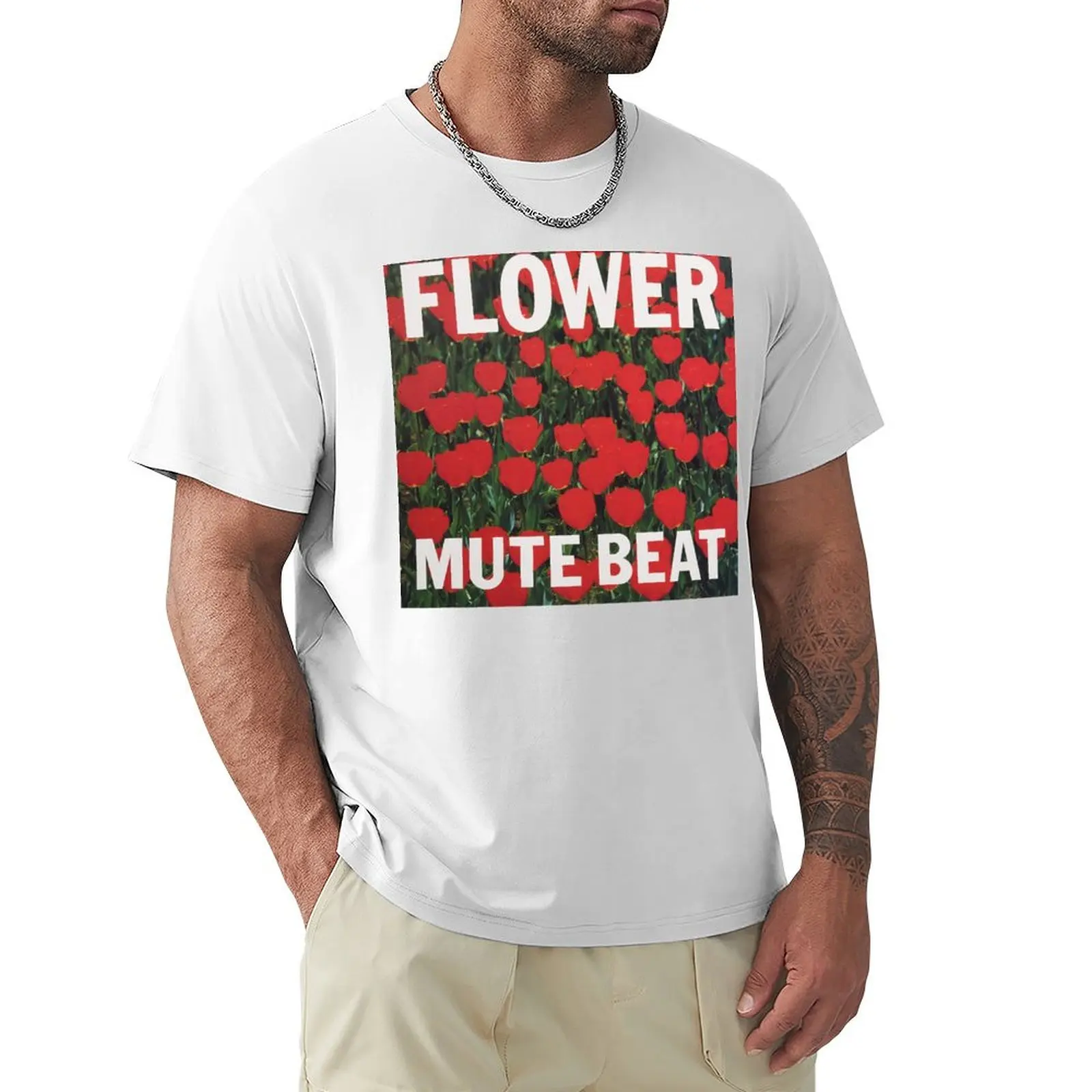 

Mute Beat - Flower T-Shirt Aesthetic clothing for a boy t shirt men