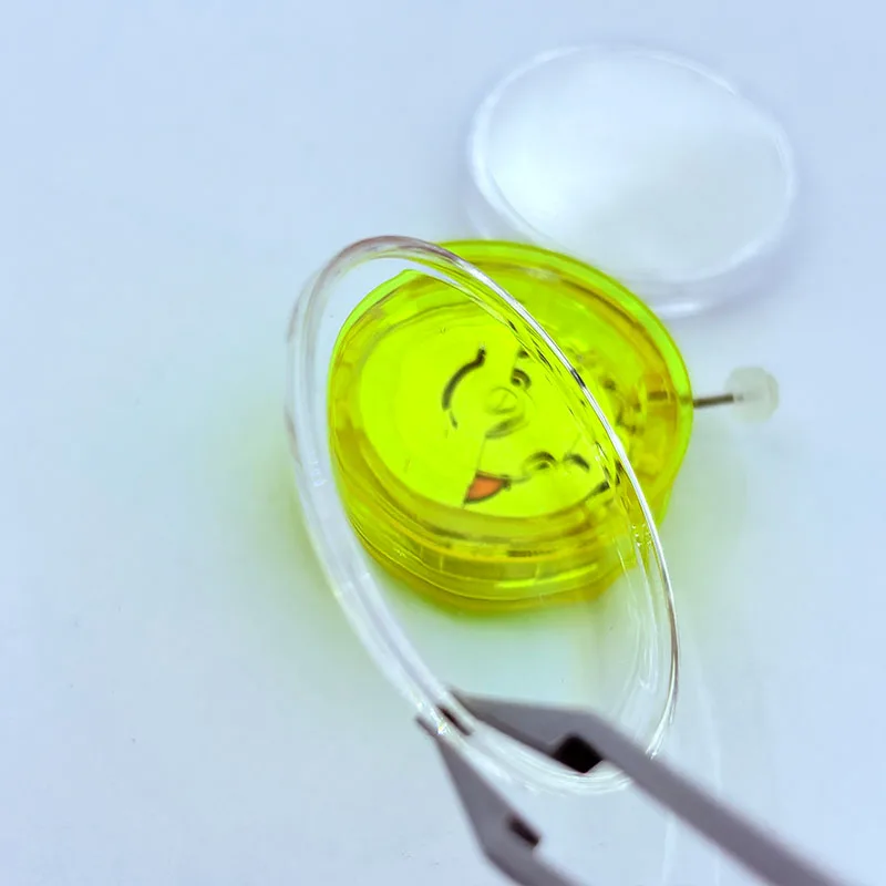 1 piece of watch mirror accessory, rubber mirror, acrylic pot cover type transparent fat face mirror
