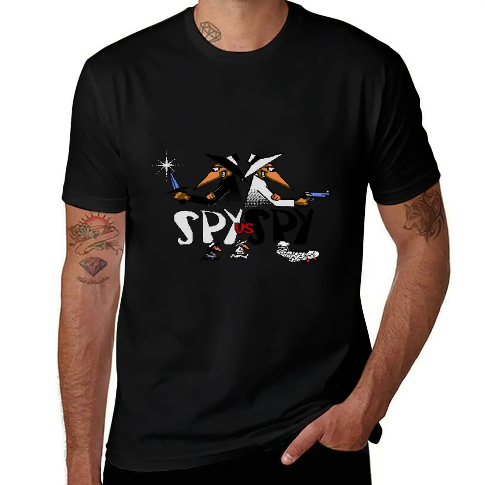 

Spy vs Spy T-Shirt cotton t shirt pack man t shirts graphic T-Shirt