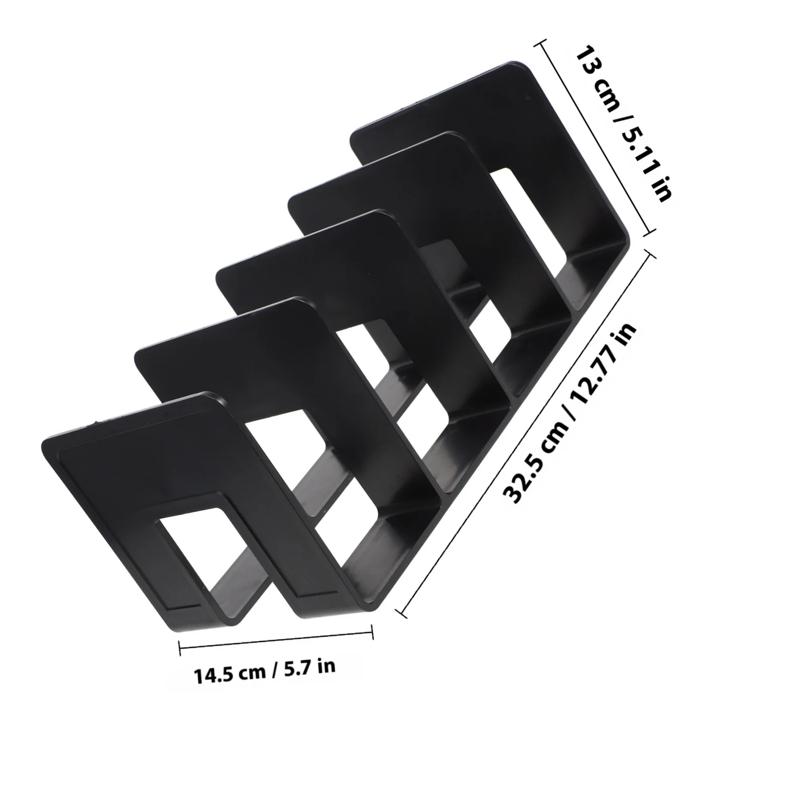 ملف نهاية البلاستيك سطح المكتب منظم الكتب حامل الكتب الزخرفية للكتب وثائق المجلات تخزين دراسة استخدام المكتب #2